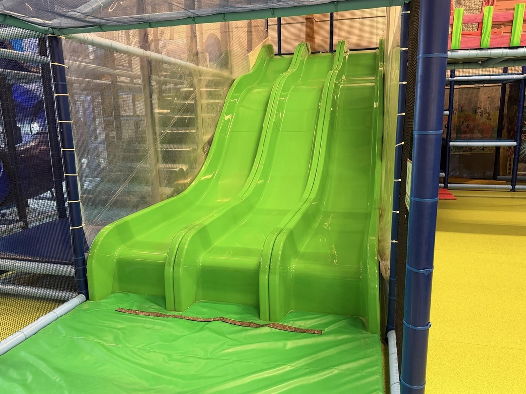 Large indoor playground, PlayCo, length approx. 37 metres