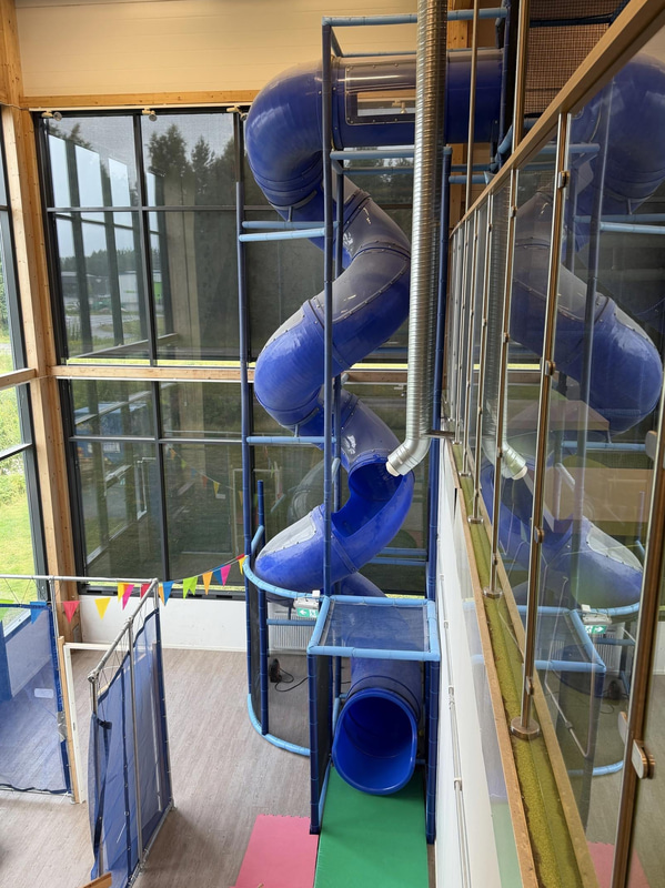 Large indoor playground, PlayCo, length approx. 37 metres
