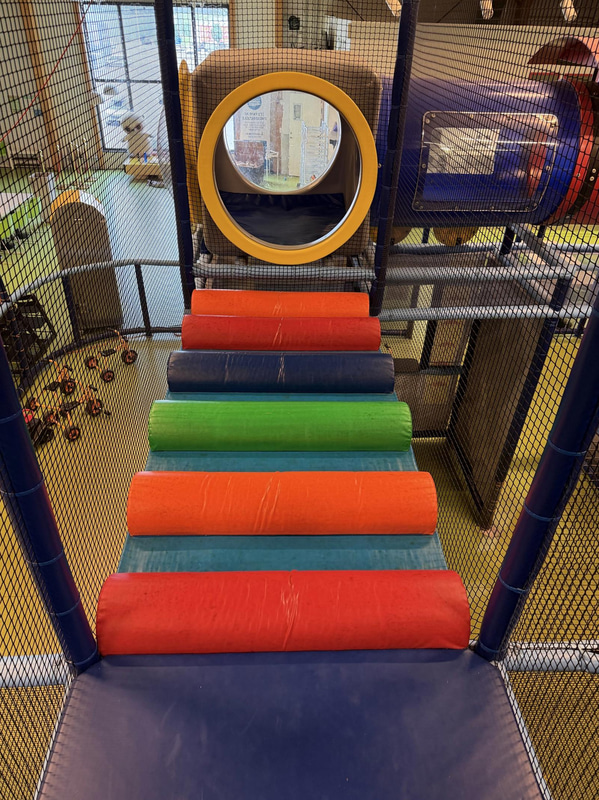 Large indoor playground, PlayCo, length approx. 37 metres