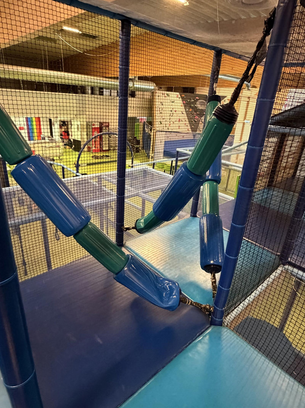 Large indoor playground, PlayCo, length approx. 37 metres