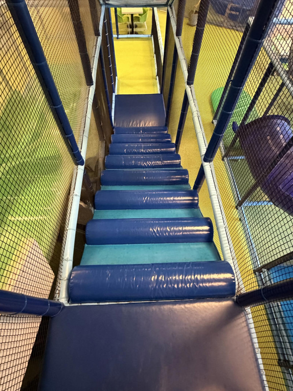 Large indoor playground, PlayCo, length approx. 37 metres