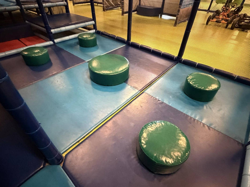 Large indoor playground, PlayCo, length approx. 37 metres