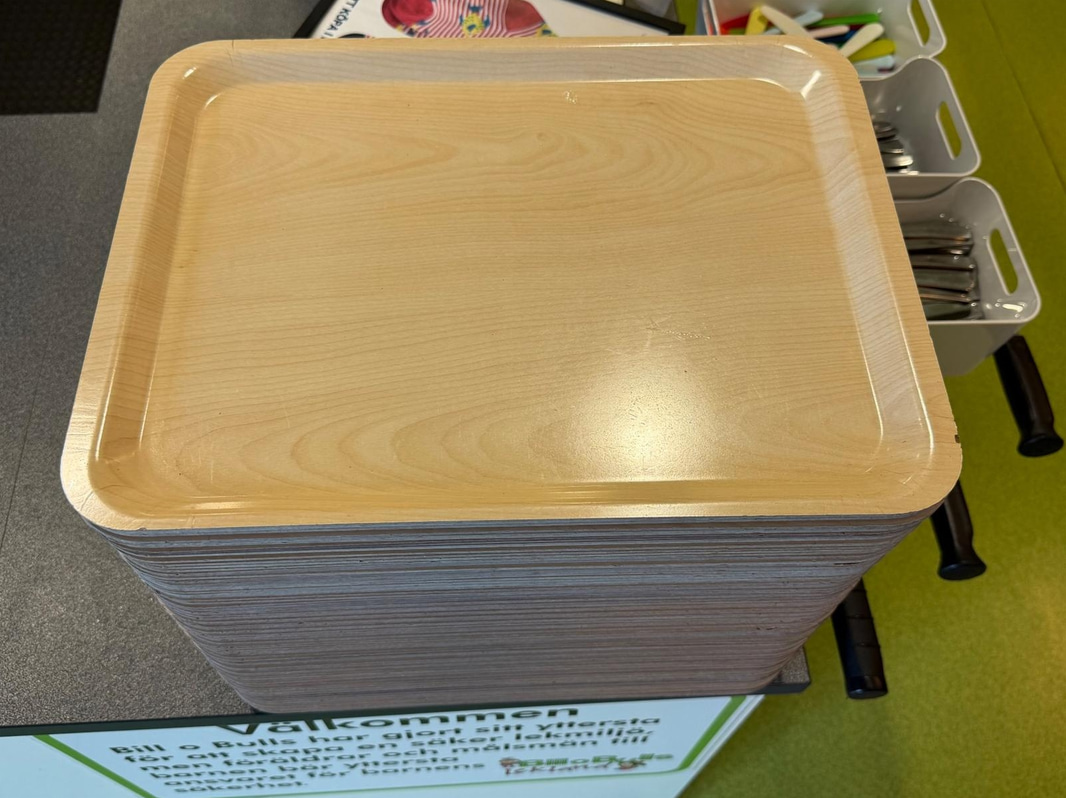 Exxent Casino Berk Serving Trays, 100 pcs