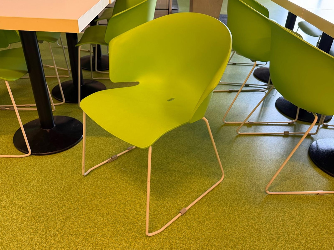 Restaurant/café furnishings - 30 Pedrali Grace chairs and 15 tables