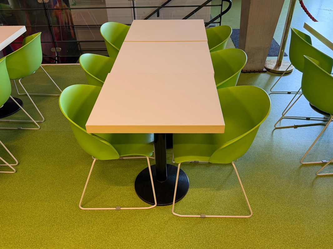 Restaurant/café furniture - 30 Pedrali Grace chairs and 15 tables
