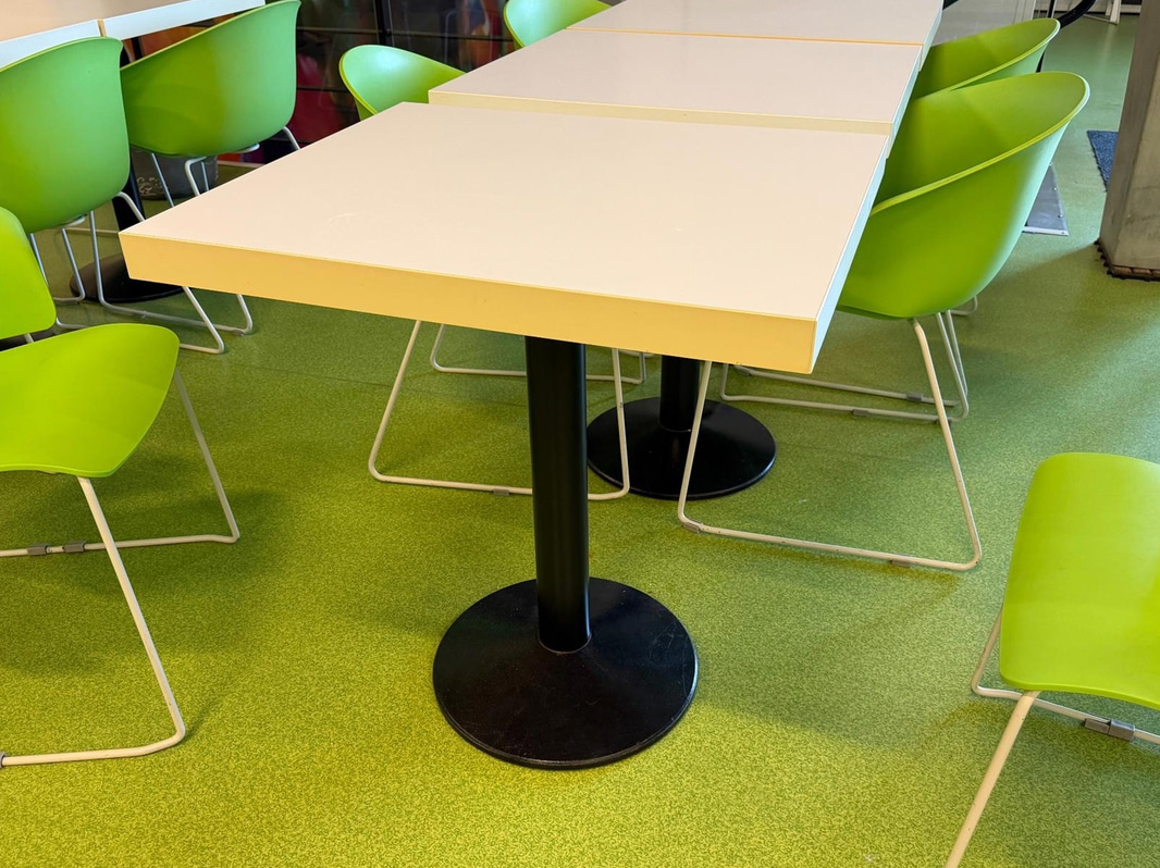 Restaurant/café furniture - 30 Pedrali Grace chairs and 15 tables