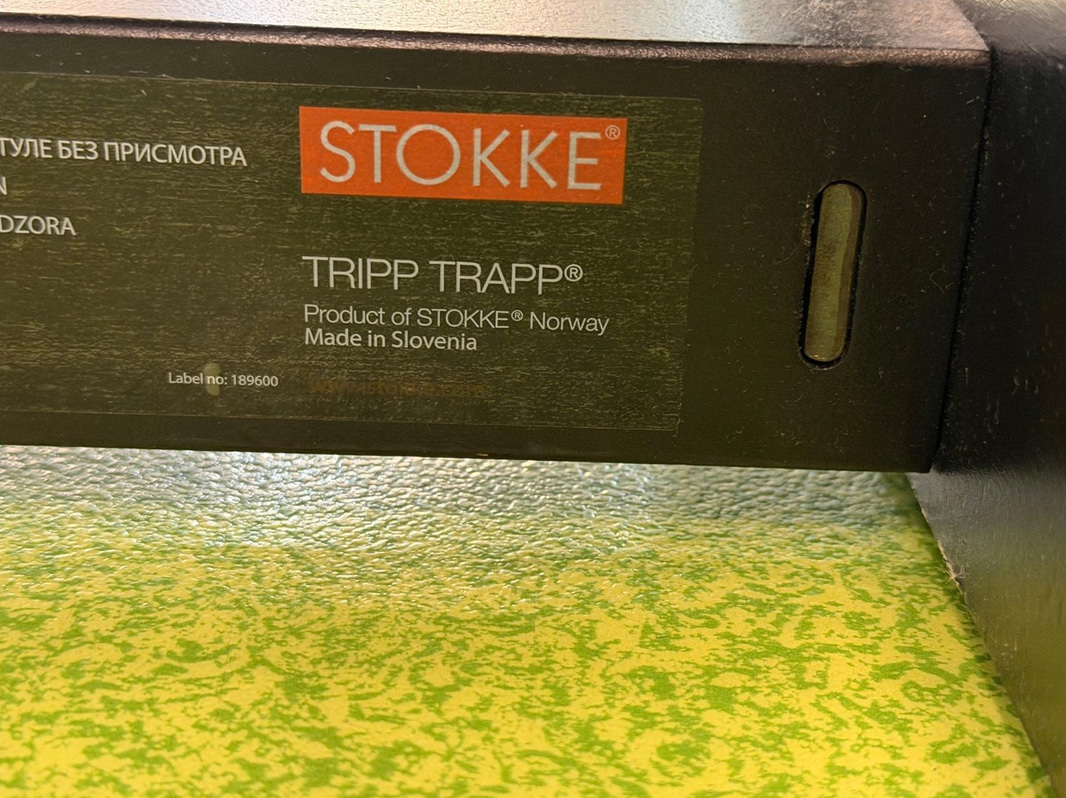 6 Stokke Tripp Trapp children's chairs, black