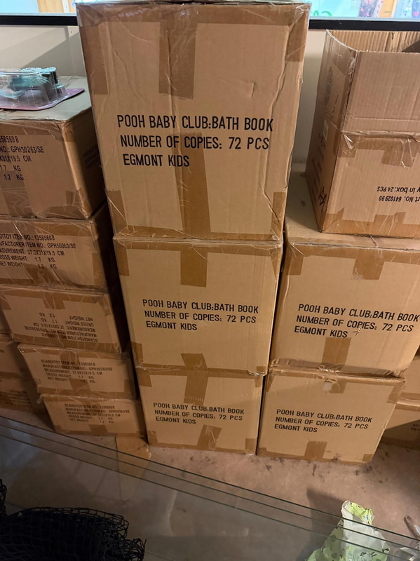Parti leksaker, blandade barnartiklar