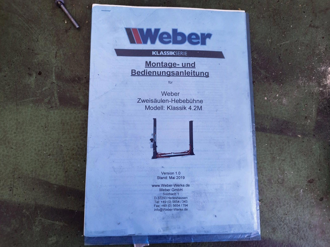 Billyft Weber Klassik 4.2M, 4000 kg, 1-fas