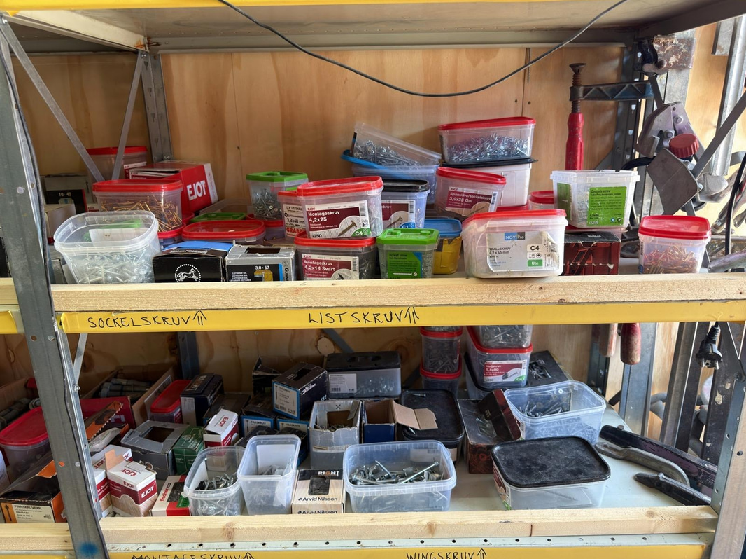 20-foot insulated container with contents