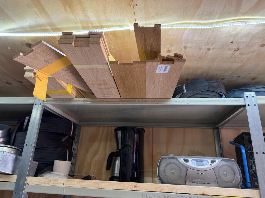 20-foot insulated container with contents