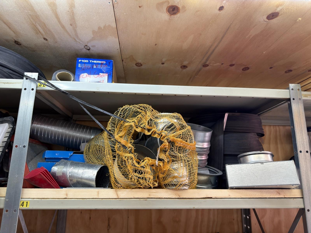 20-foot insulated container with contents