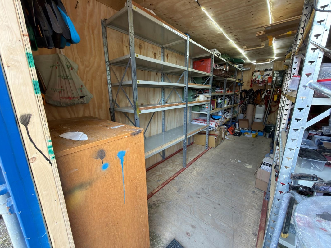 20-foot insulated container with contents
