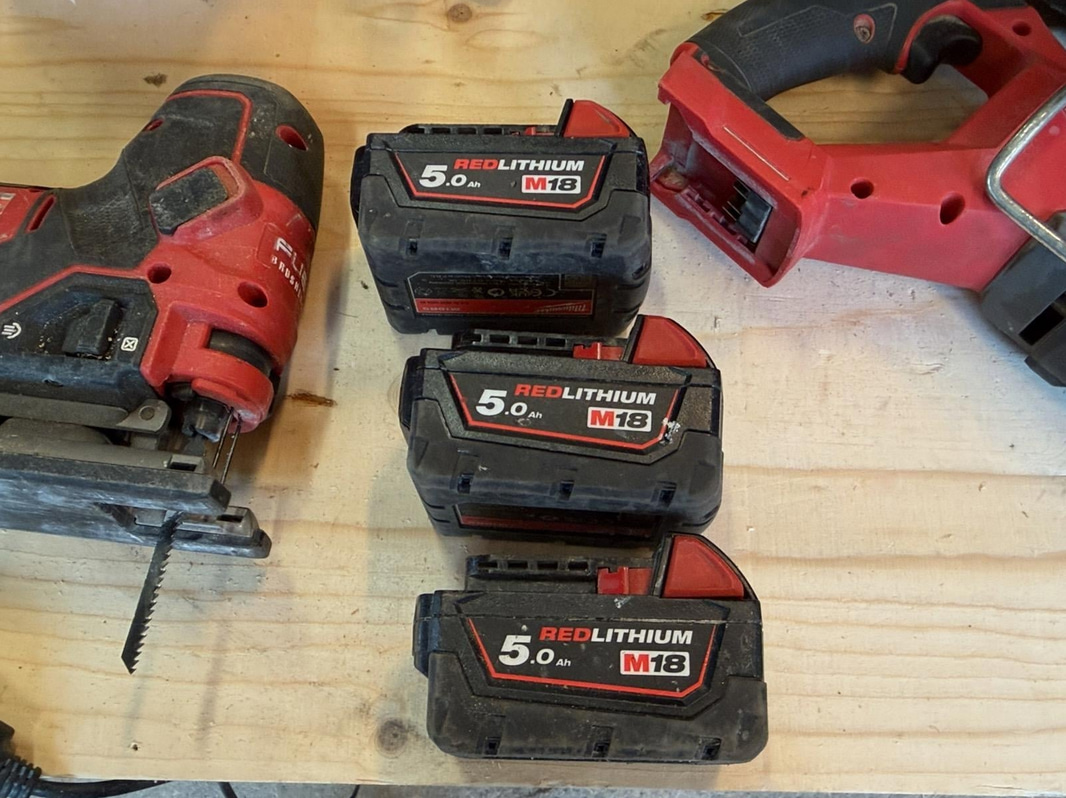 Milwaukee tool package, 6 pcs
