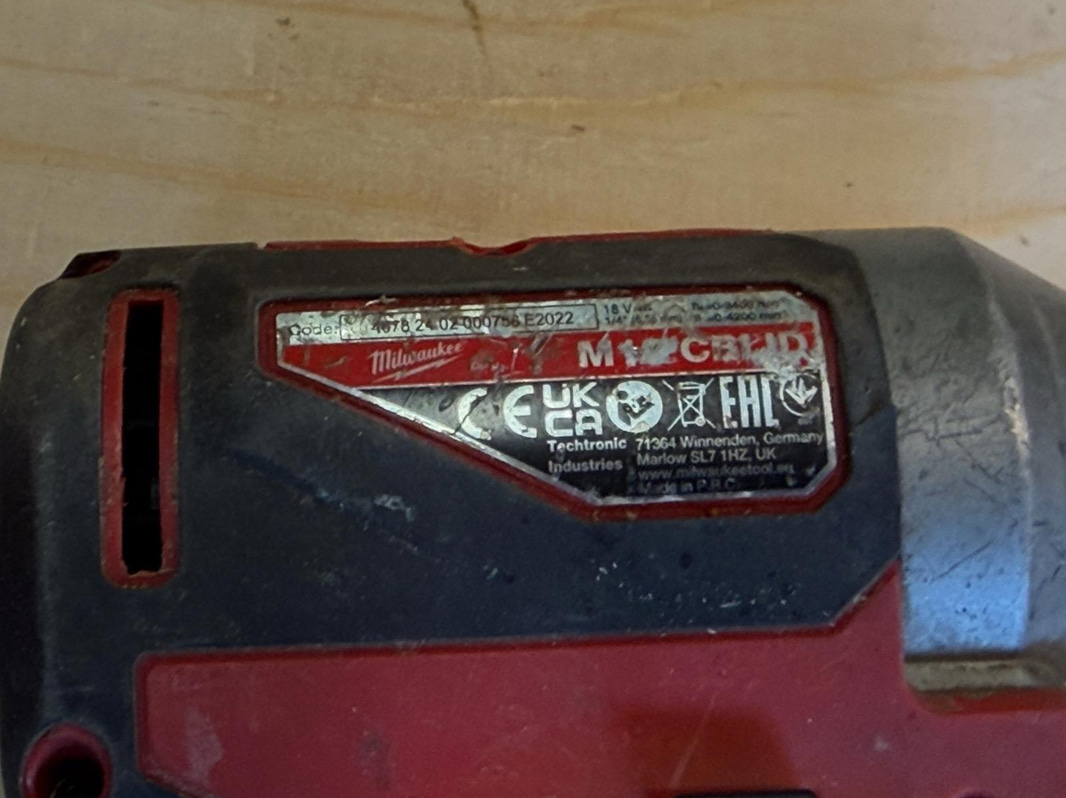 Milwaukee tool package, 6 pcs