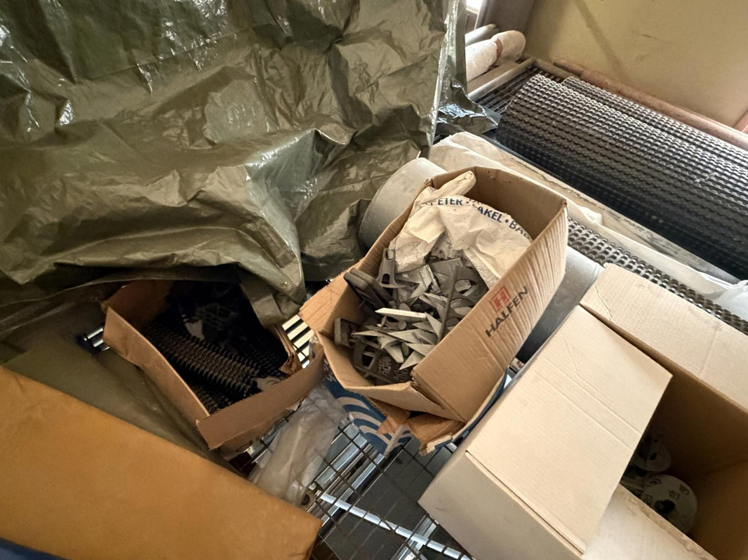 Insulation, sheet metal, building materials, etc.