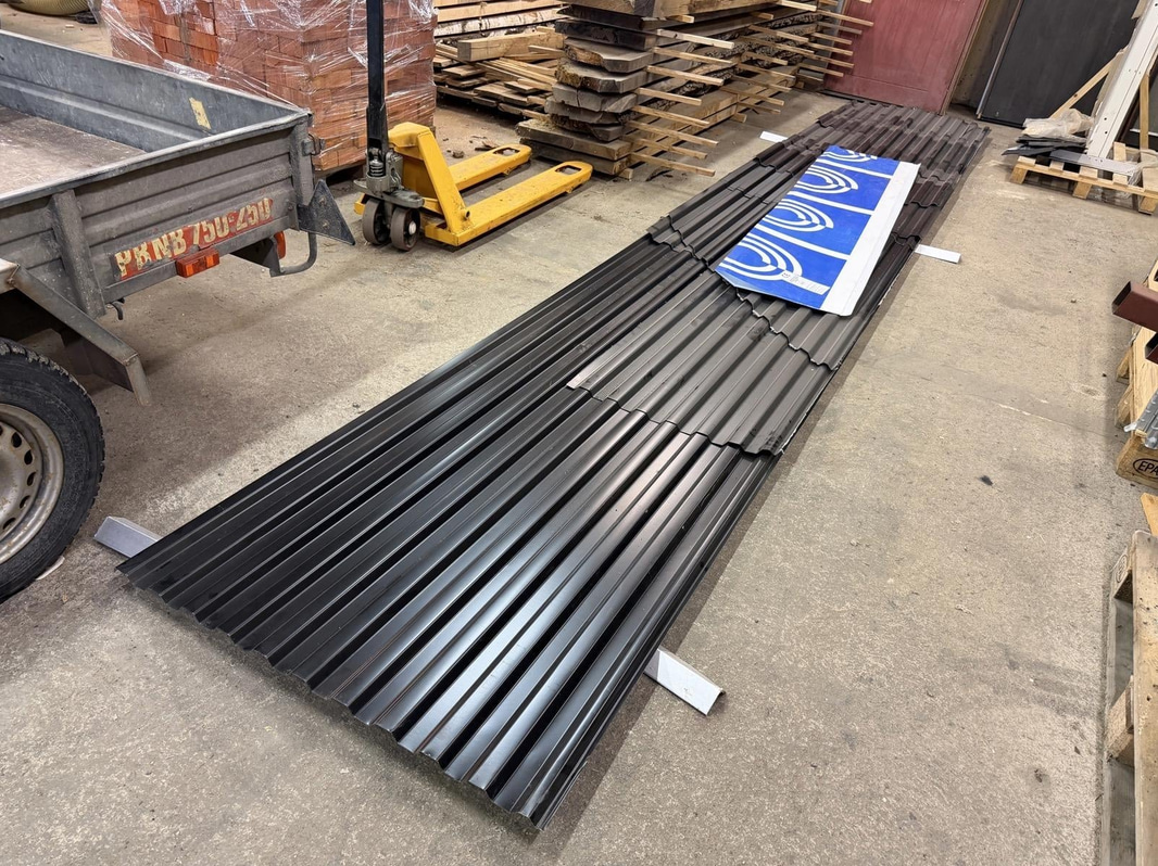 Insulation, sheet metal, building materials, etc.