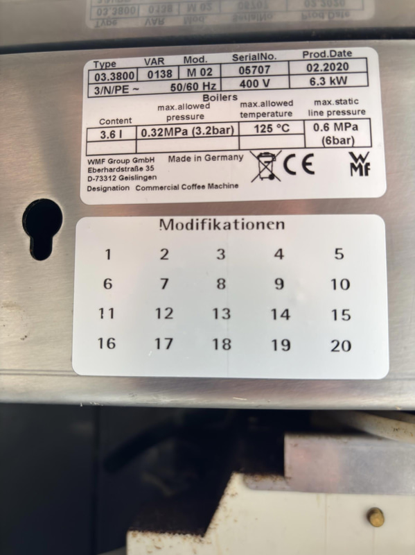 WMF Cafemat coffee machine