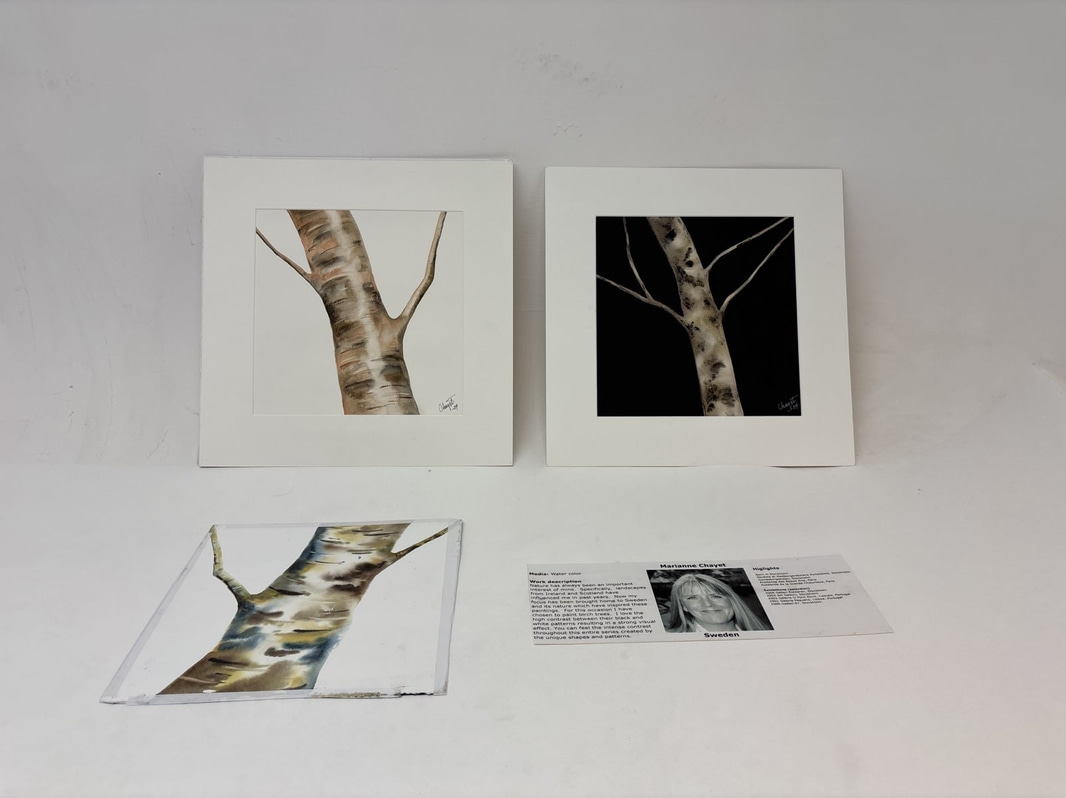2 paintings by Marianne Choyet