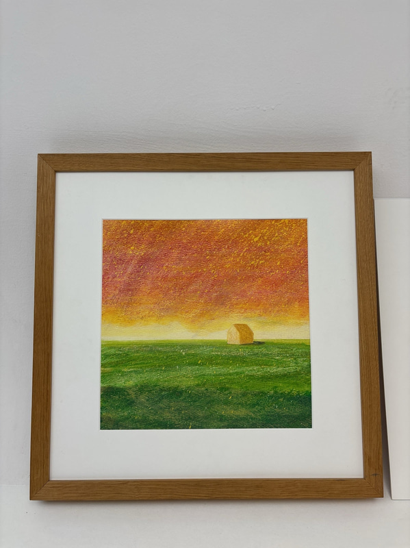 2 paintings by Moriko Yamamoto