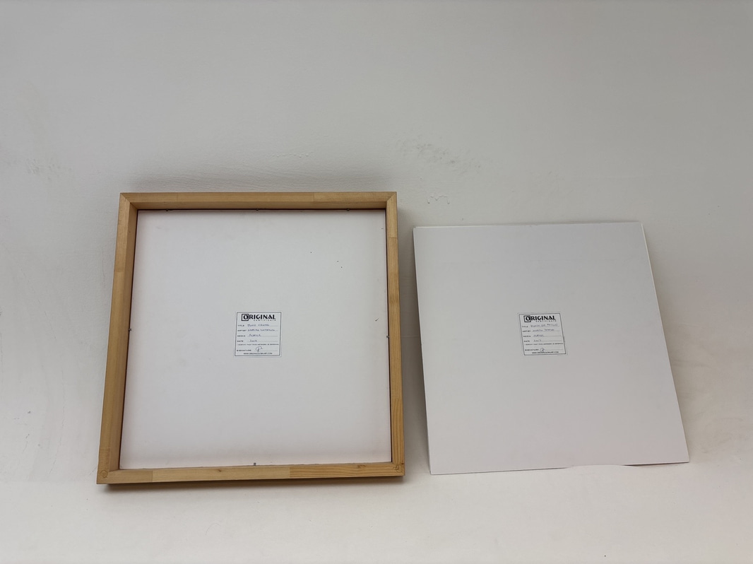 2 paintings by Moriko Yamamoto