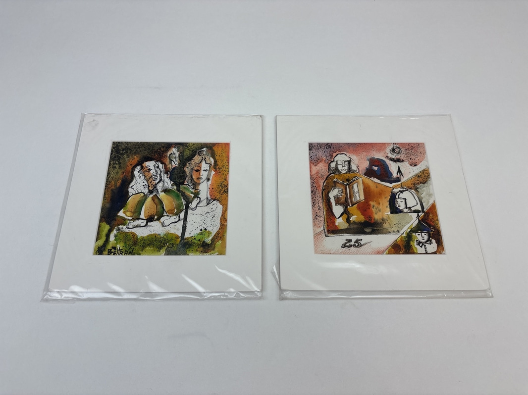Paintings by Jorge Garnica and Maria Jnésbethrán