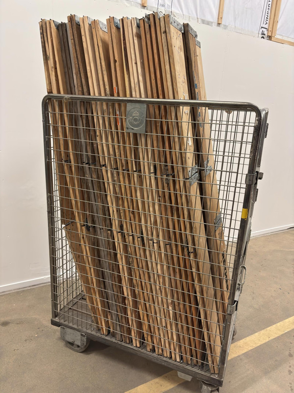 Lot of pallet collars for full-size pallets, approx. 40 pcs.