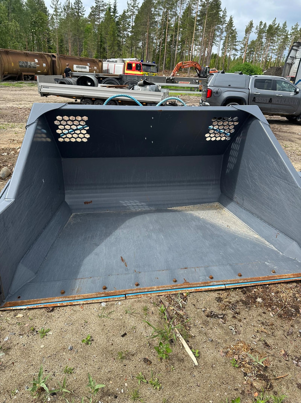 Klaffskopa, SE Equipment 3.7 m3. B=2 600 mm. Volym 3 700 l. -2023