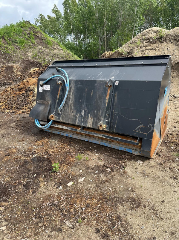 Sand spreader bucket L, SE Equipment. W=2 485 mm. 3 350 l. -2023