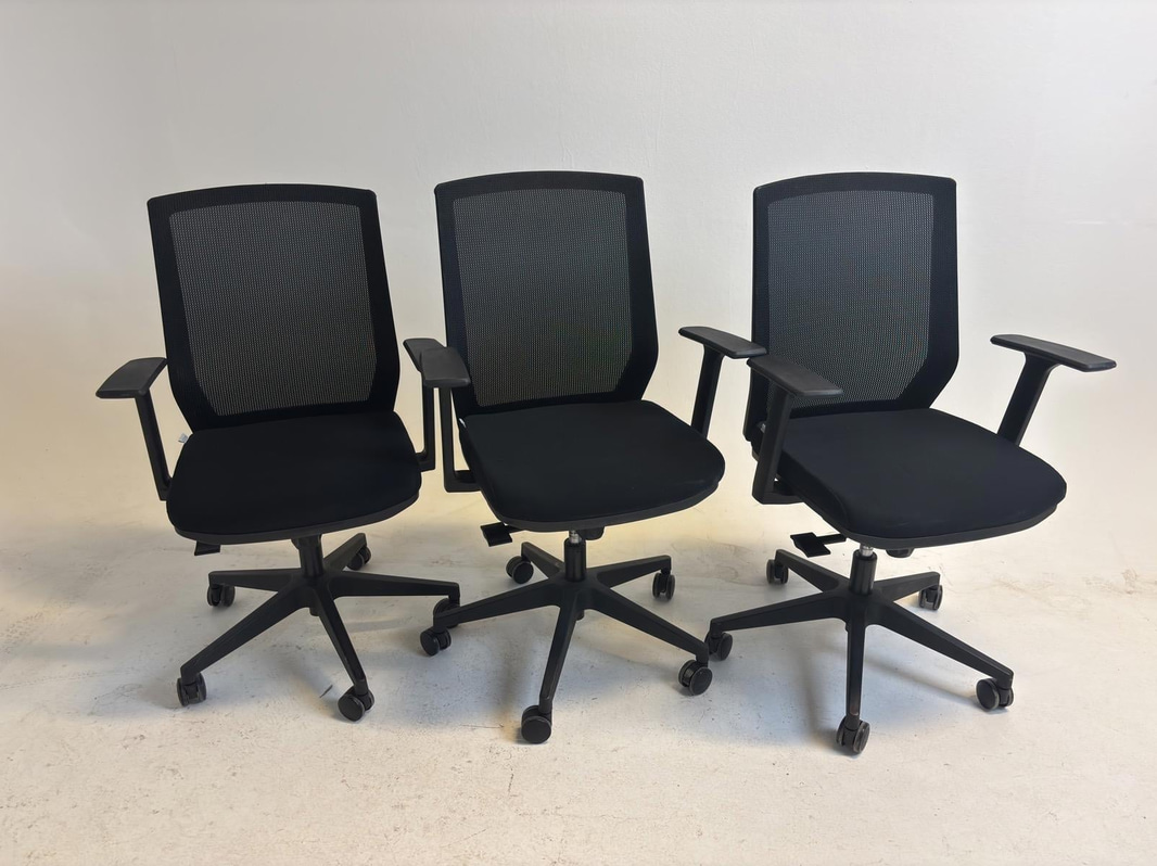 3 Lotus Furniture office chairs