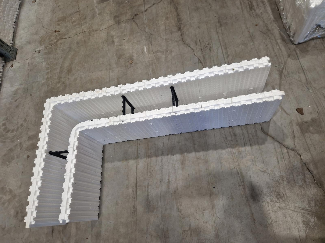 Thermoblocks for 4 x 8 m pool (155 pcs) NEW
