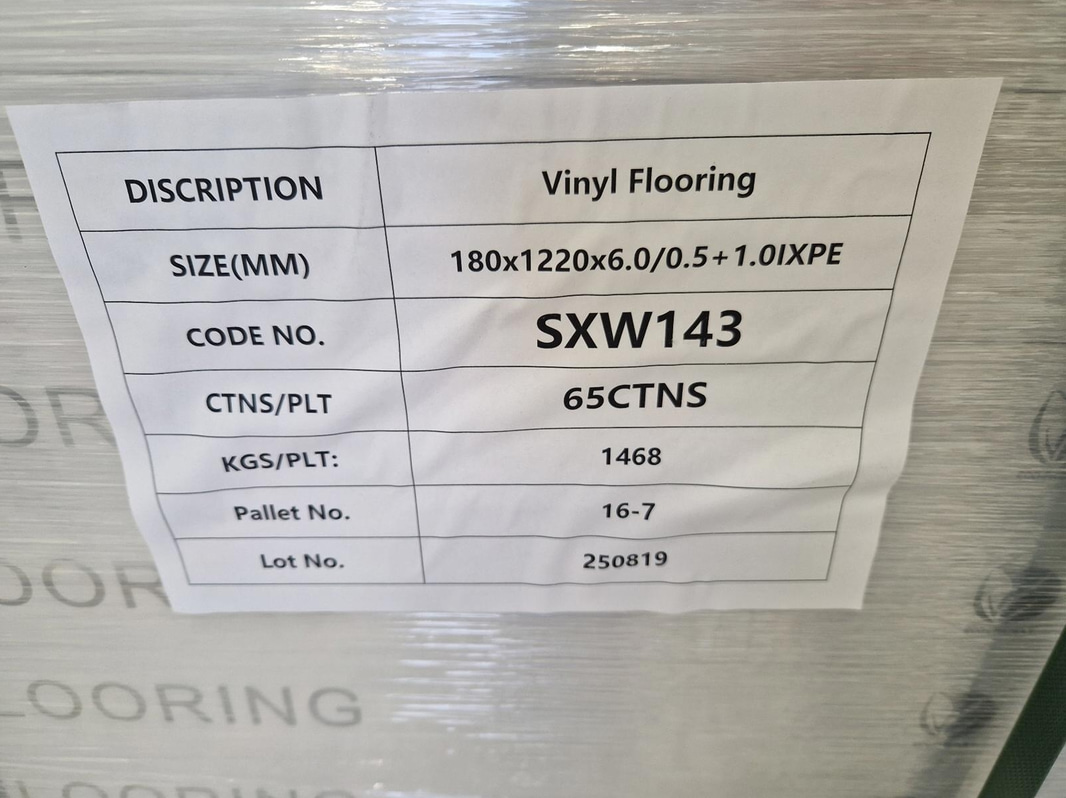 Pall vinylgolv, 114m², Ek