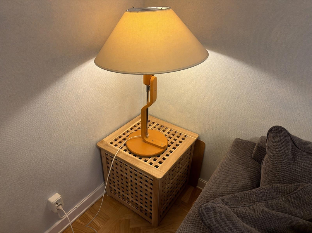 Sofa and side table