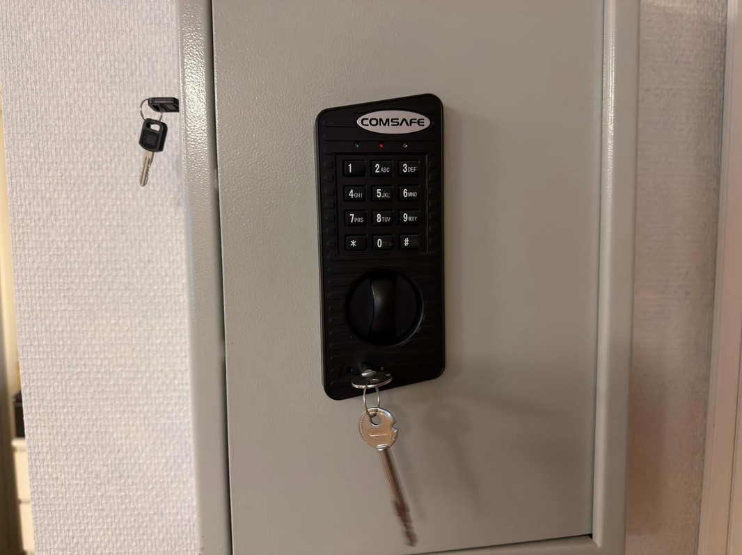 ComSafe key cabinet with electronic lock
