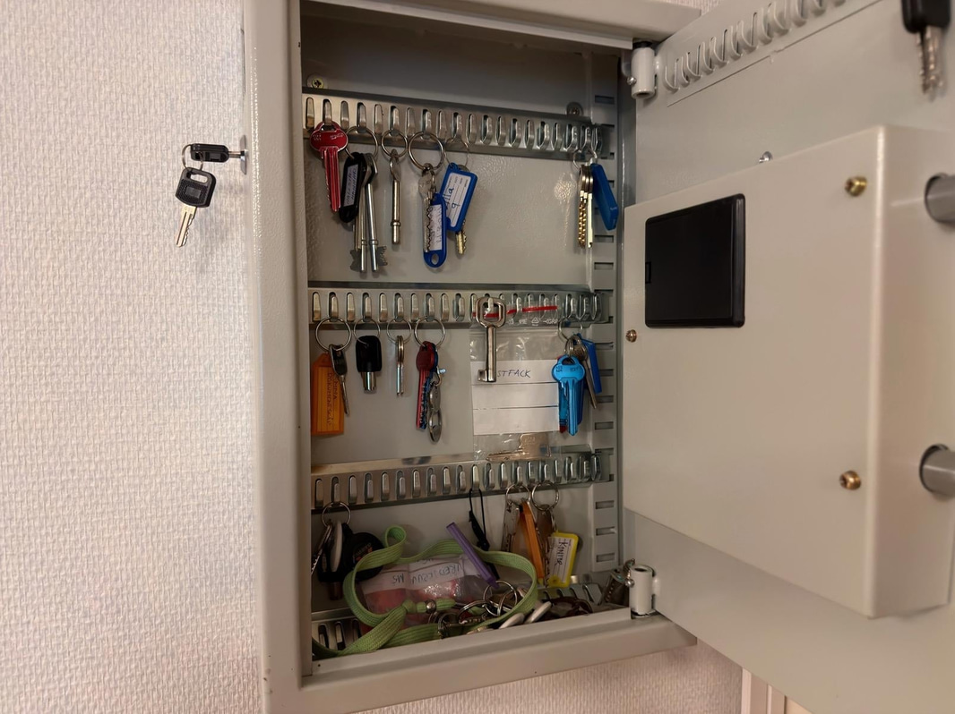 ComSafe key cabinet with electronic lock