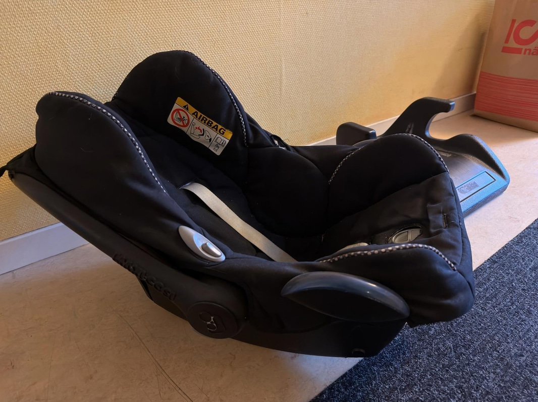 Maxi-Cosi infant car seat and booster cushion