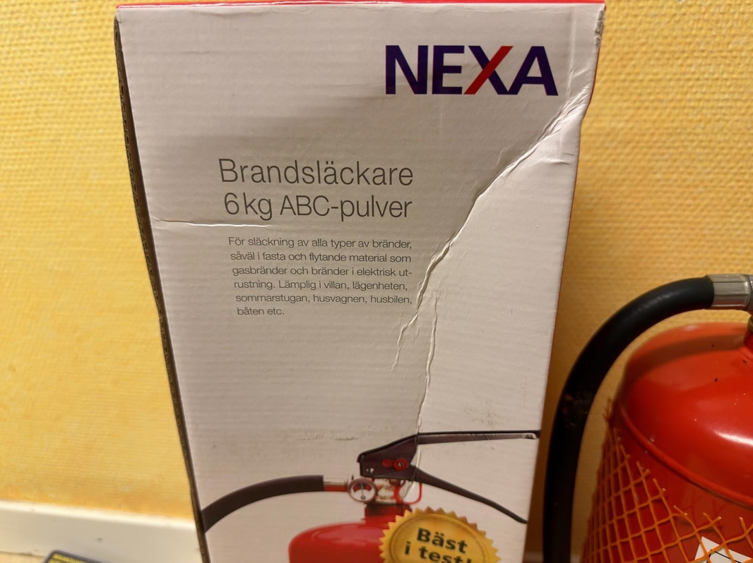 First aid and fire safety equipment