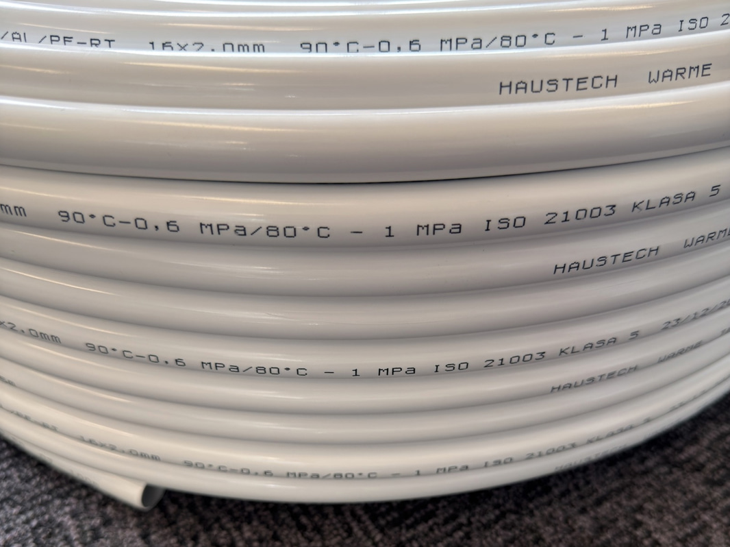 400 m Alupex underfloor heating pipe, PEX/AL/PE, 16 x 2.0 mm, multilayer pipe
