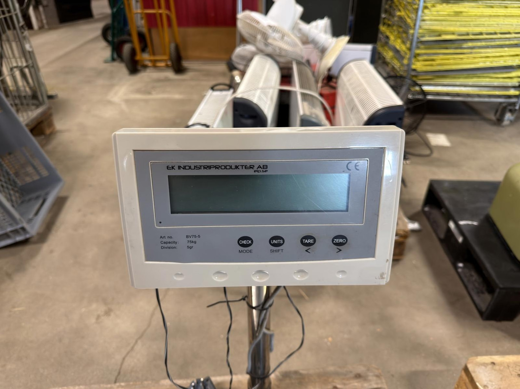 Industrial Scale EK BVT10-10, 75 & 150 kg