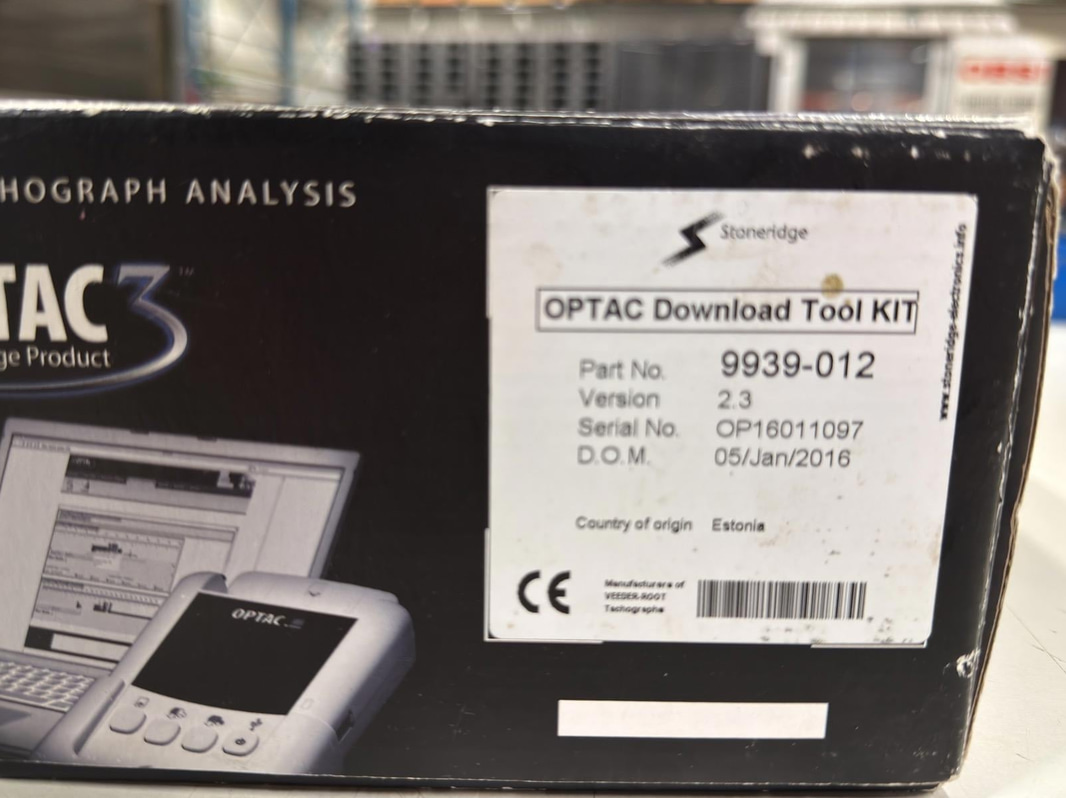Stoneridge OPTAC 3 tachograph tool, kit
