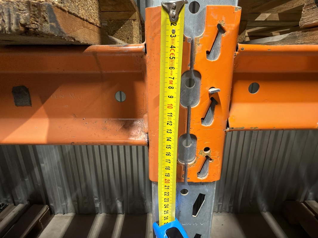 Pallet racking, 8 bays, Kasten