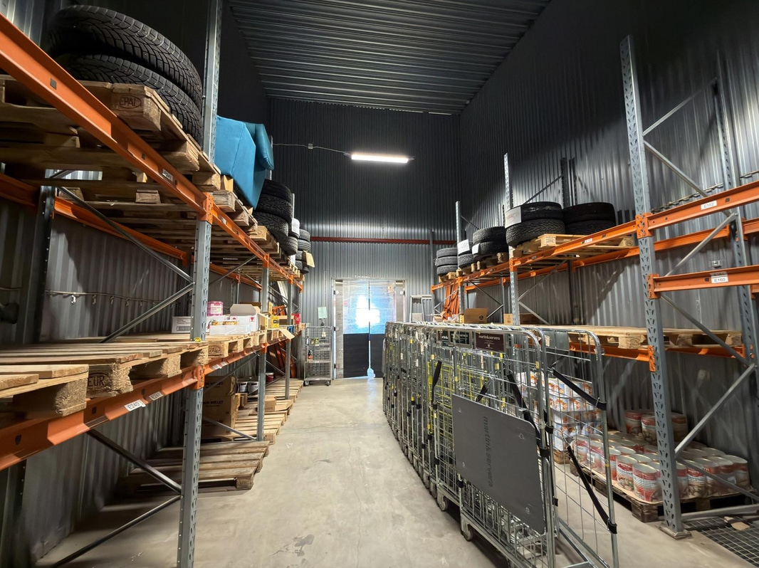Pallet racking, 8 bays, Kasten