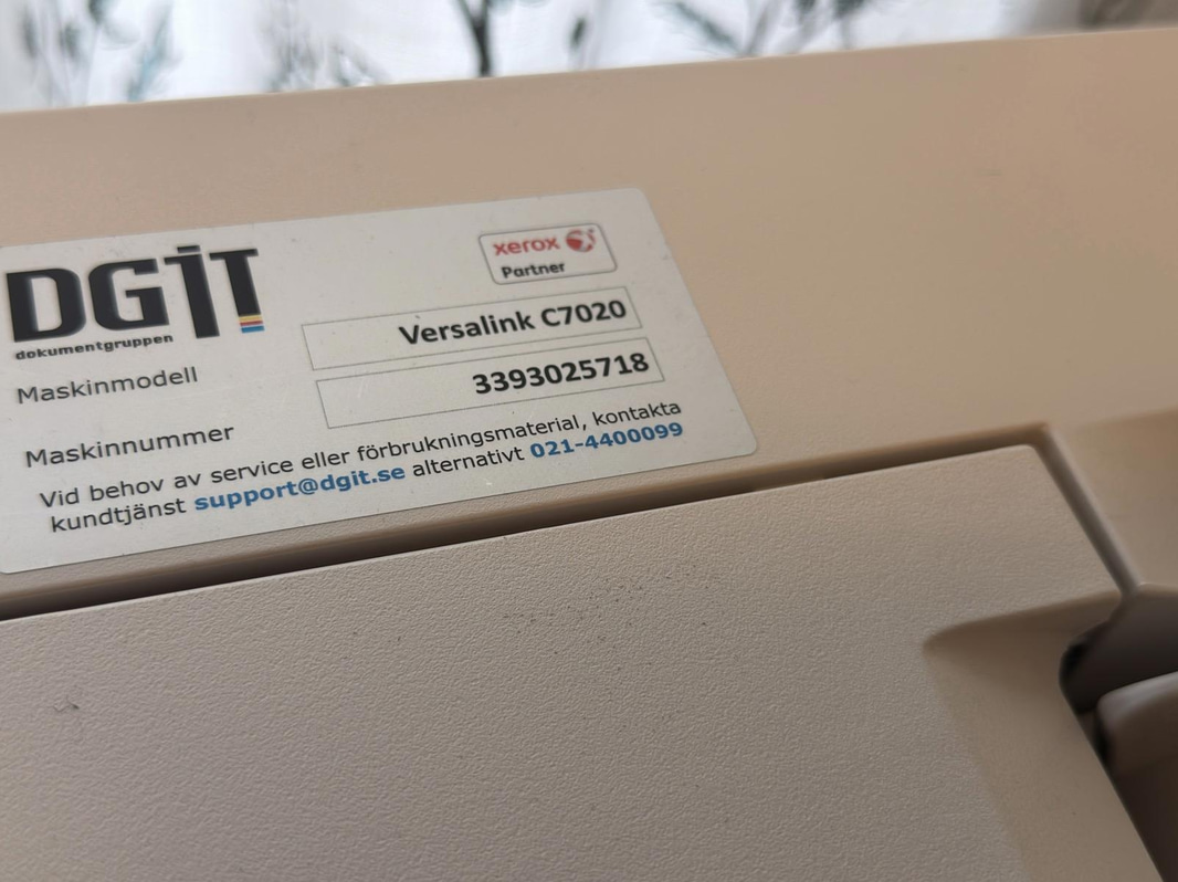 Multifunktionsskrivare Xerox VersaLink C7020