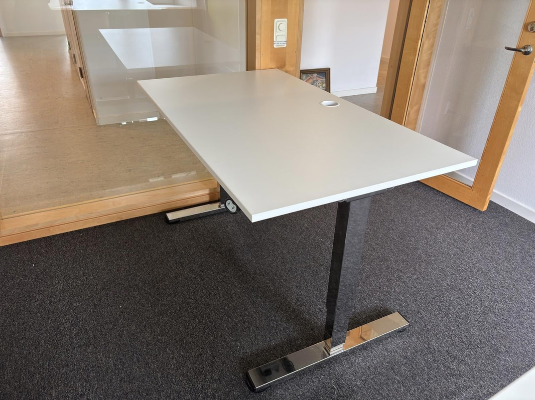 2 height-adjustable desks