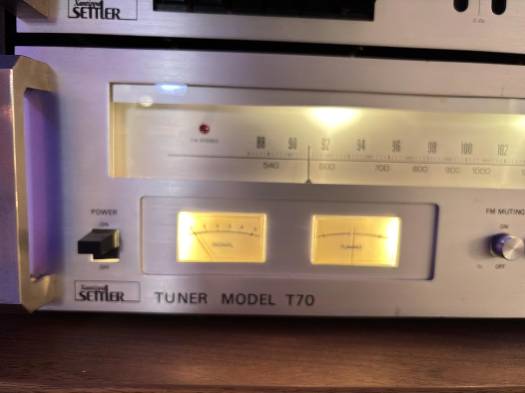 Cassette deck with tuner T70 Settler, Xantippa