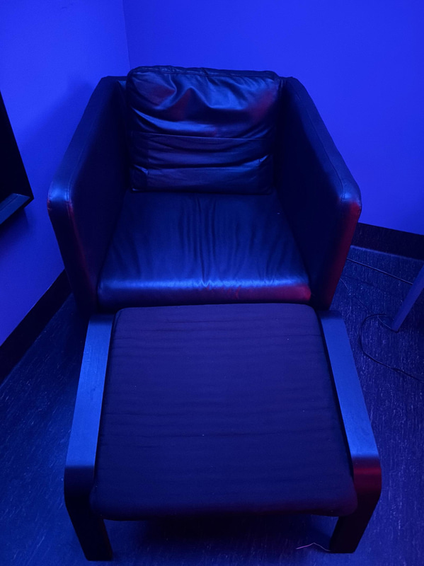 IKEA Ekerö armchair incl. footstool