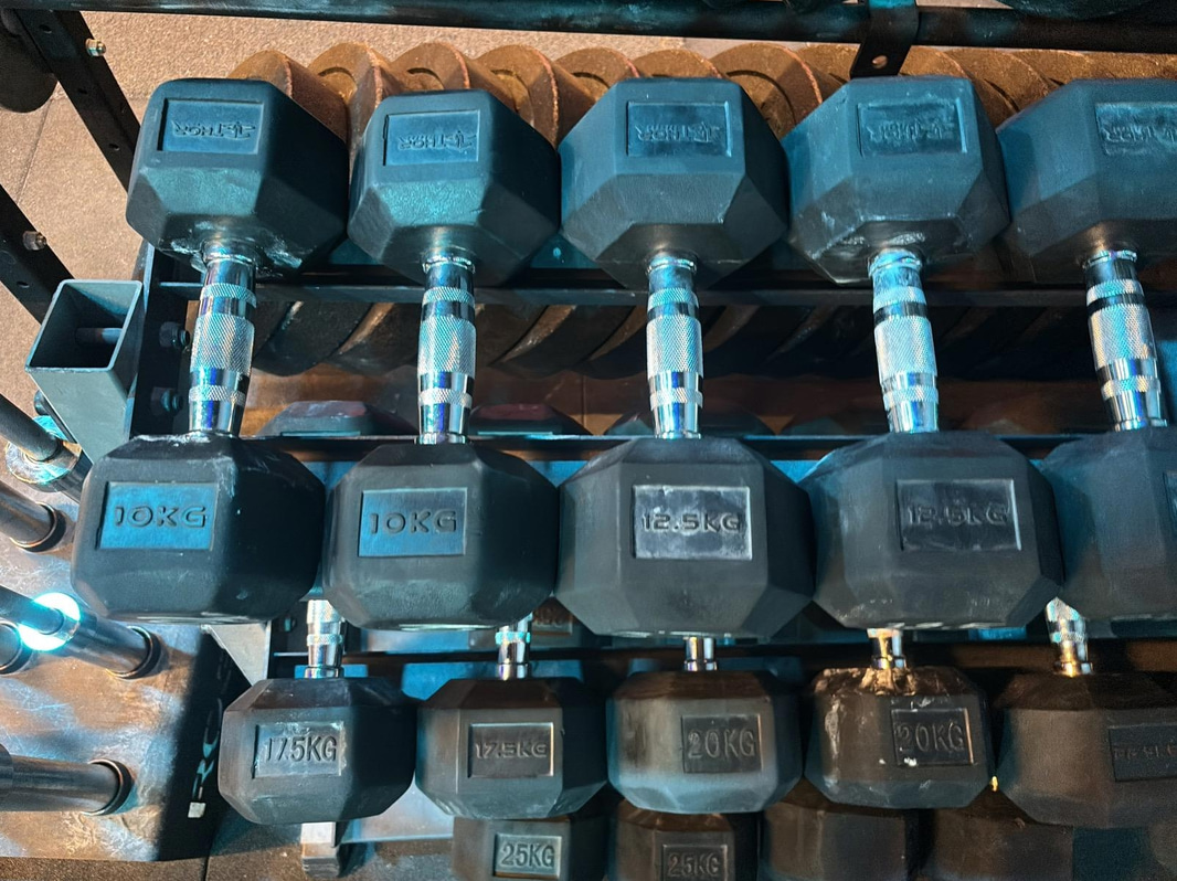 Dumbbell Rack incl. Dumbbells