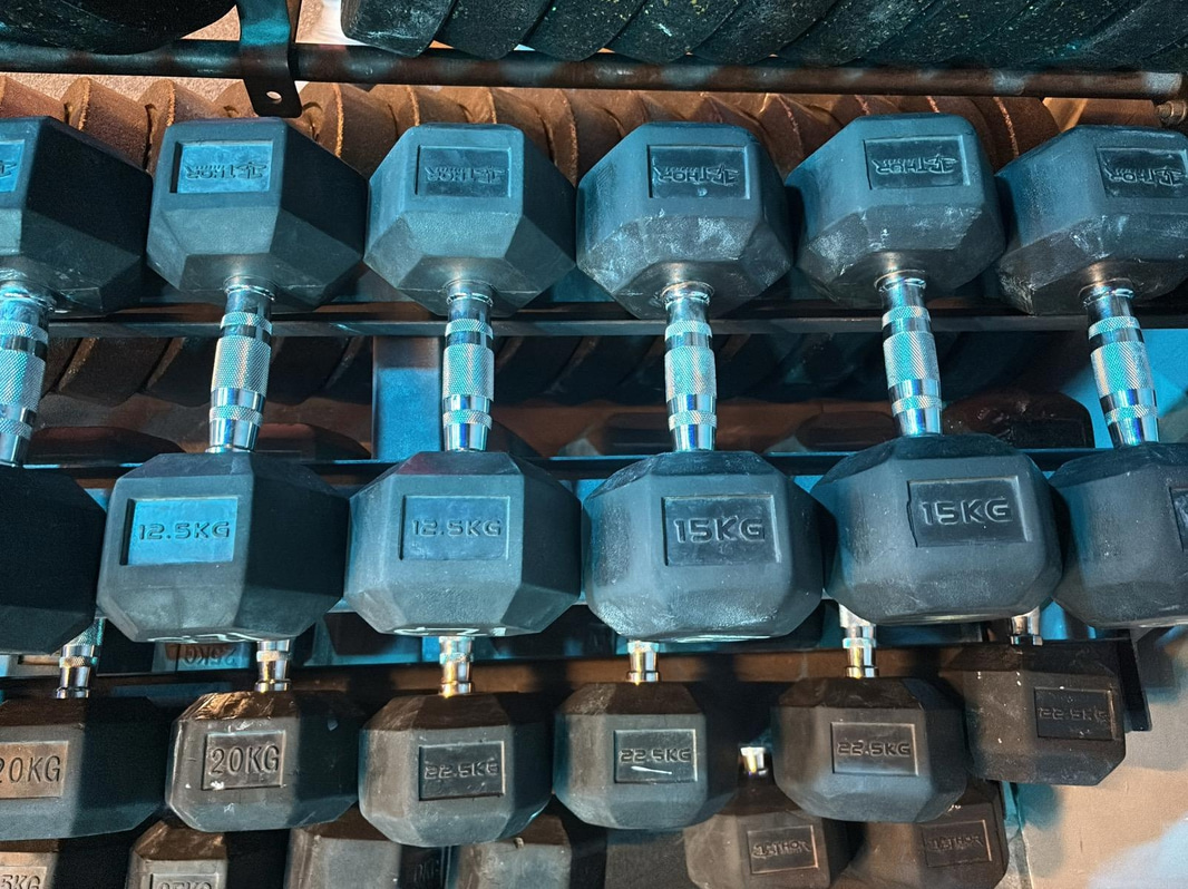 Dumbbell Rack incl. Dumbbells