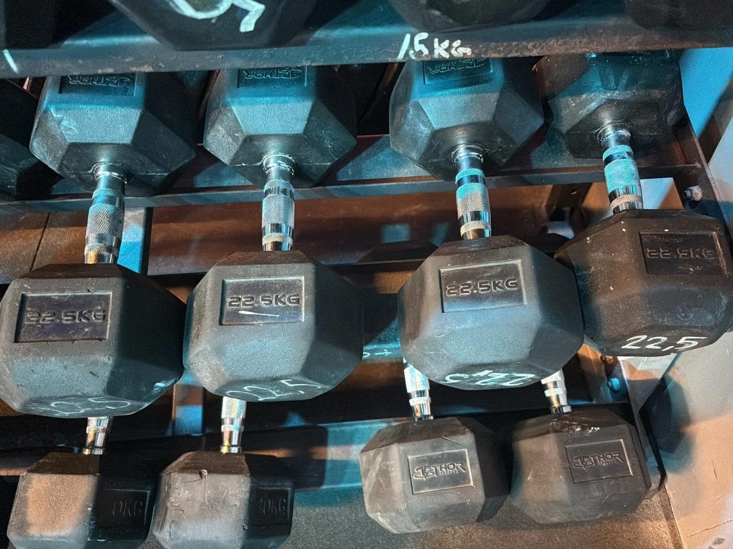 Dumbbell Rack incl. Dumbbells