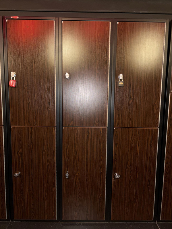 12 Gymleco lockers